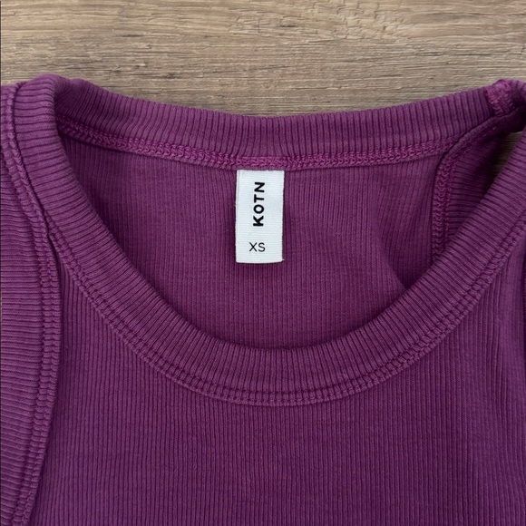 KOTN Racer Tank Purple Small - Picture 4 of 5